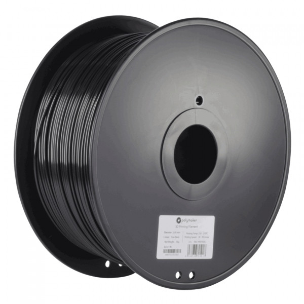 Polymaker PolyLite PLA filament 2,85 mm Black 3 kg DFP14077 - 1