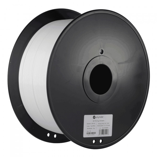 Polymaker PolyLite PLA filament 2,85 mm White 3 kg 70594 PA02038 PM70594 DFP14085 - 1