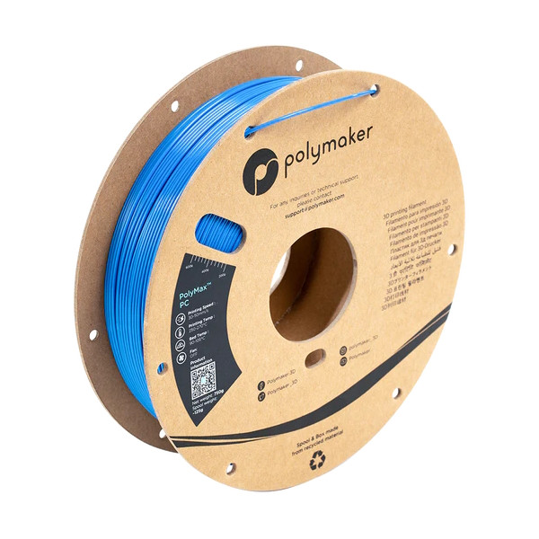 Polymaker PolyMax Tough PC filament 1,75 mm Blue 0,75 kg PC02011 DFP14368 - 1