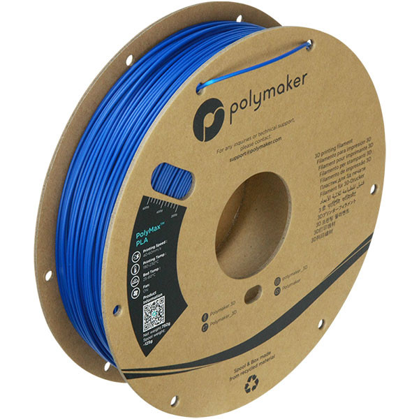 Polymaker PolyMax Tough PLA filament 1,75 mm Blue 0,75 kg 70152 PA06005 PM70152 DFP14098 - 1