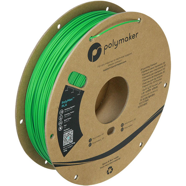 Polymaker PolyMax Tough PLA filament 1,75 mm Green 0,75 kg 70482 PA06006 PM70482 DFP14104 - 1