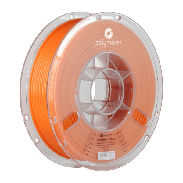 Polymaker PolyMax Tough PLA filament 2,85 mm Orange 0,75 kg 70158 PA06018 PM70158 DFP14107 - 1