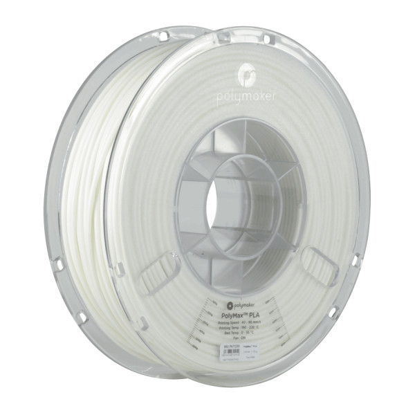 Polymaker PolyMax Tough PLA filament 2,85 mm White 0,75 kg DFP14119 - 1