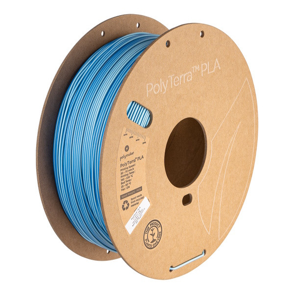 Polymaker PolyTerra Dual PLA filament 1,75 mm Glacier (Ice-Blue) 1 kg PA04016 DFP14387 - 2