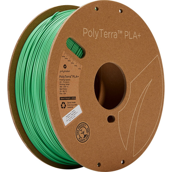 Polymaker PolyTerra PLA+ filament 1,75 mm Green 1 kg PM70950 DFP14247 - 1