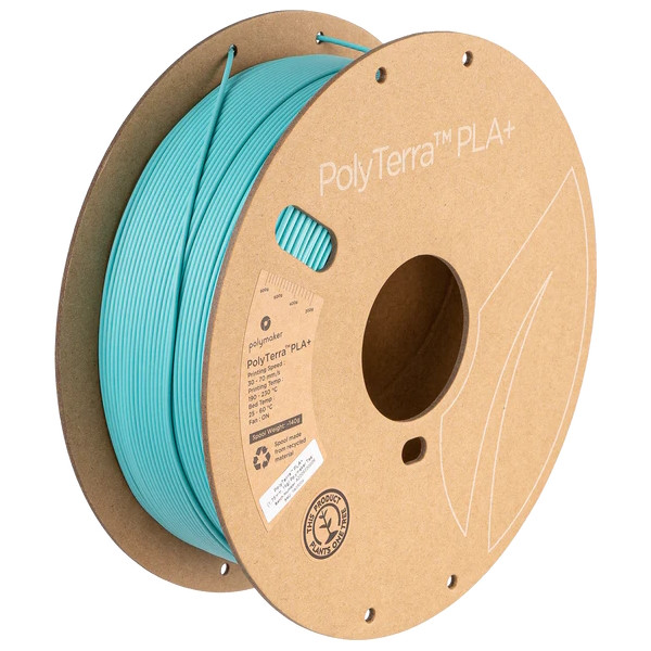 Polymaker PolyTerra PLA+ filament 1,75 mm Teal 1 kg PA05004 DFP14361 - 1