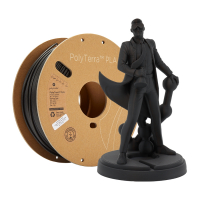 Polymaker PolyTerra PLA filament 1,75 mm Charcoal Black 1 kg PM70820 DFP14160