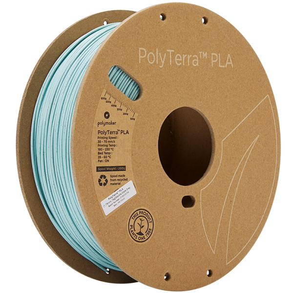 Polymaker PolyTerra PLA filament 1,75 mm Marble Slate Grey 1 kg PM70942 DFP14233 - 1