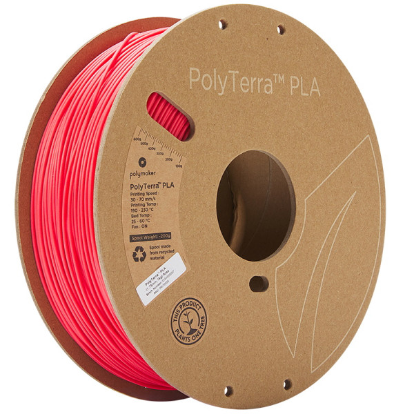 Polymaker PolyTerra PLA filament 1,75 mm Rose 1 kg 70905 DFP14238 - 1