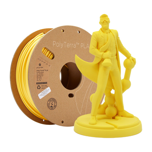Polymaker PolyTerra PLA filament 1,75 mm Savannah Yellow 1 kg PM70850 DFP14146 - 1