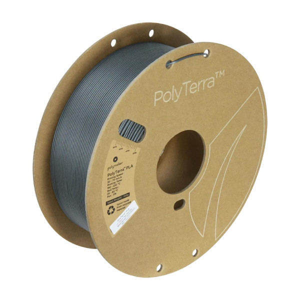 Polymaker PolyTerra PLA filament Ash Grey 1,75 mm 1 kg DFP16178 - 1