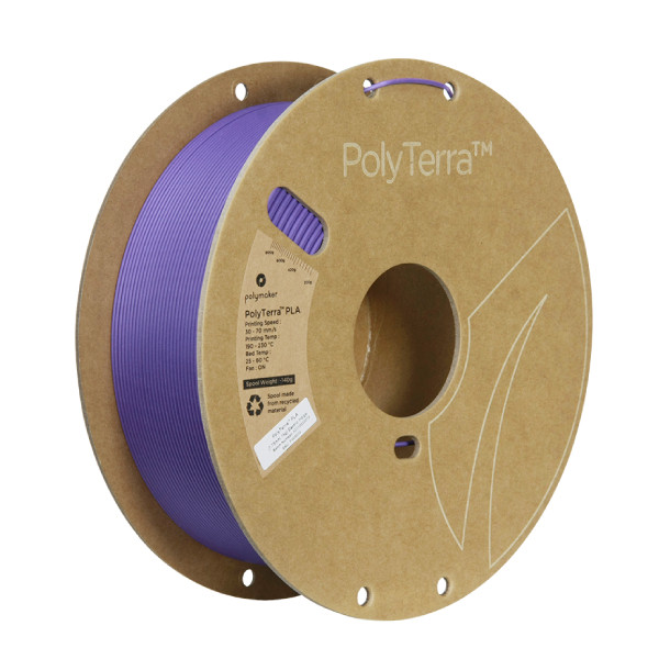 Polymaker PolyTerra PLA filament Electric Indigo 1,75 mm 1 kg DFP16179 - 1
