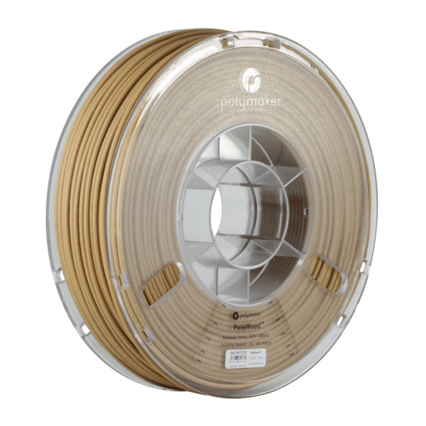 Polymaker PolyWood PLA filament 2,85 mm Brown 0,6 kg 70133 PA08006 PM70133 DFP14171 - 1