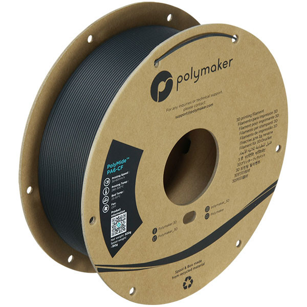 Polymaker Polymide PA6-CF filament 1,75 mm Black 0,5 kg PG03001 DFP14288 - 1