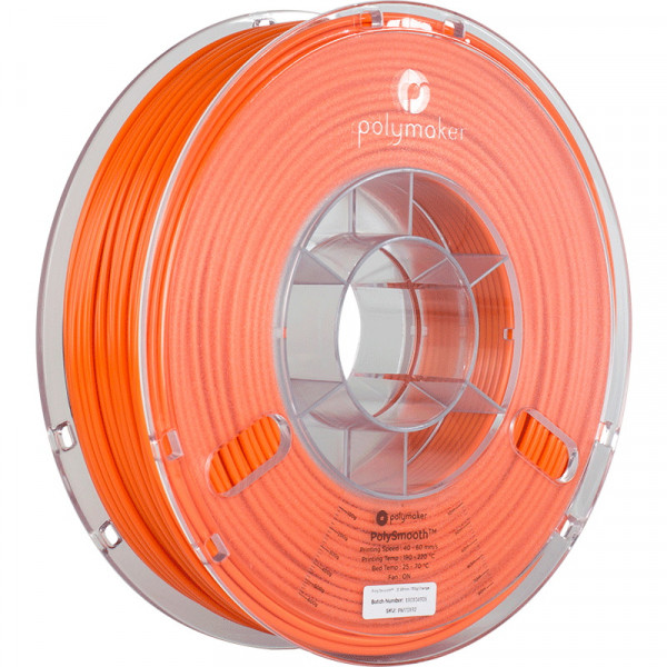 Polymaker Polysmooth filament 2,85 mm Orange 0,75 kg 70192 PJ01020 PM70192 DFP14225 - 1