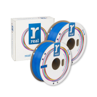 REAL Filament PLA Blauw 1,75 mm 2-pack 1 kg DHM10094