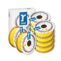 REAL Filament PLA Geel 1,75 mm 10-pack 1 kg DHM10084