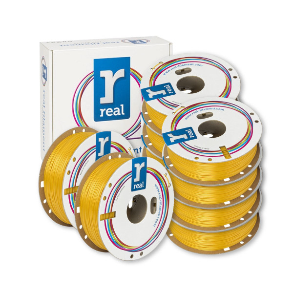 REAL Filament PLA Goud 1,75 mm 10-pack 1 kg DHM10102 - 1