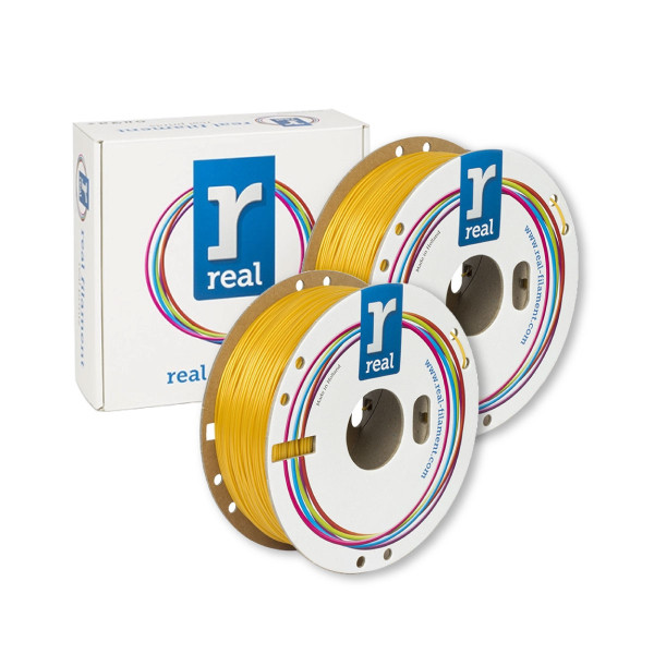 REAL Filament PLA Goud 1,75 mm 2-pack 1 kg DHM10100 - 1