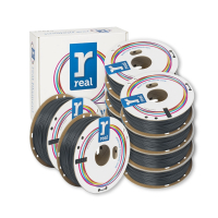 REAL Filament PLA Grijs 1,75 mm 10-pack 1 kg DHM10105