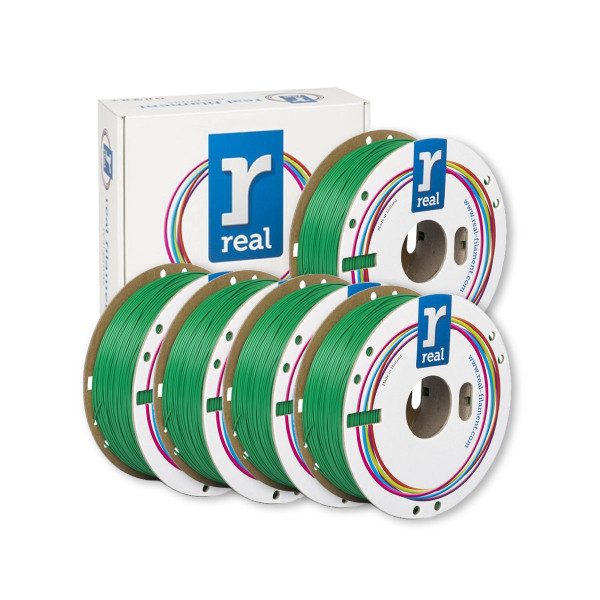 REAL Filament PLA Groen 1,75 mm 5-pack 1 kg DHM10092 - 1