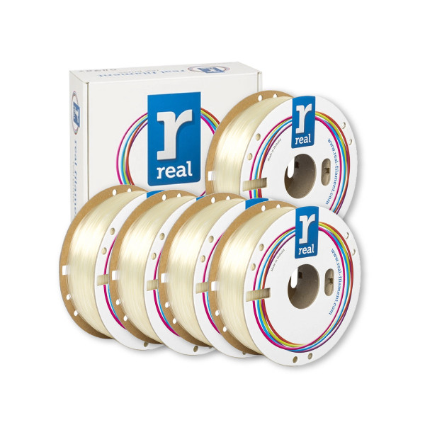 REAL Filament PLA Neutraal 1,75 mm 5-pack 1 kg DHM10110 - 1