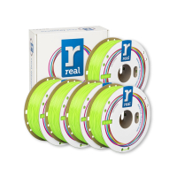 REAL Filament PLA Nucleair Groen 1,75 mm 5-pack 1 kg DHM10113