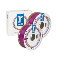 REAL Filament PLA Paars 1,75 mm 2-pack 1 kg DHM10118