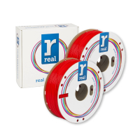 REAL Filament PLA Rood 1,75 mm 2-pack 1 kg DHM10088