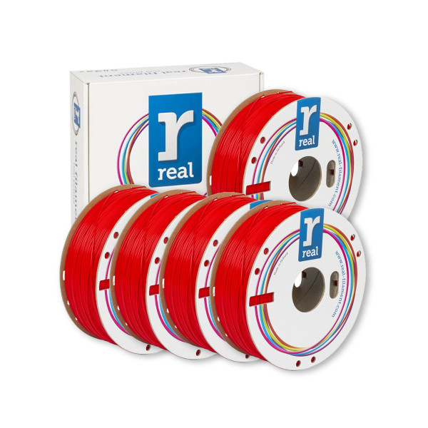 REAL Filament PLA Rood 1,75 mm 5-pack 1 kg DHM10089 - 1