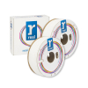 REAL Filament PLA Wit 1,75 mm 2-pack 1 kg DHM10085 - 1