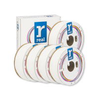 REAL Filament PLA Wit 1,75 mm 5-pack 1 kg DHM10086
