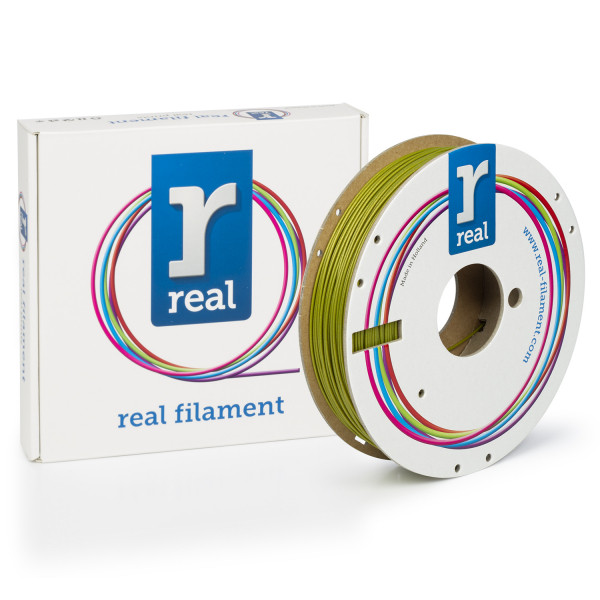 REAL Sparkle Sulfur Yellow filament 1,75 mm PLA 0,5 kg  DFP02137 - 1