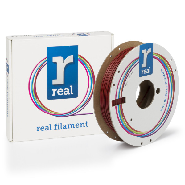 REAL filament Dark Red 1,75 mm PLA Mat 0,5 kg  DFP02151 - 1