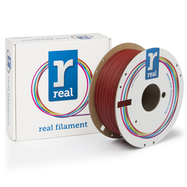 REAL filament Dark Red 1,75 mm PLA Mat 1 kg  DFP02160 - 1