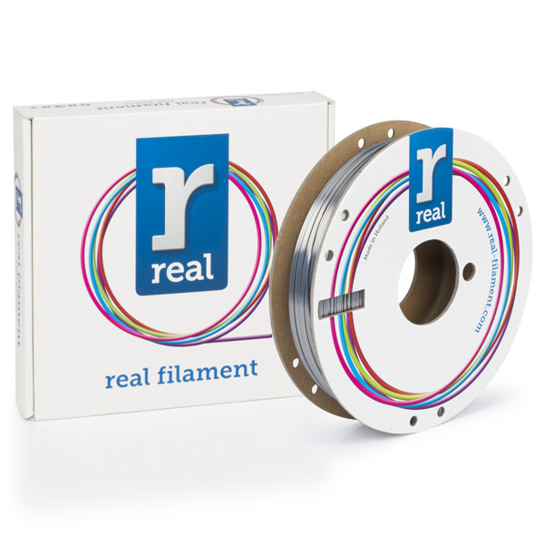 REAL filament Satin Silver 1,75 mm PLA 0,5 kg  DFP02197 - 1