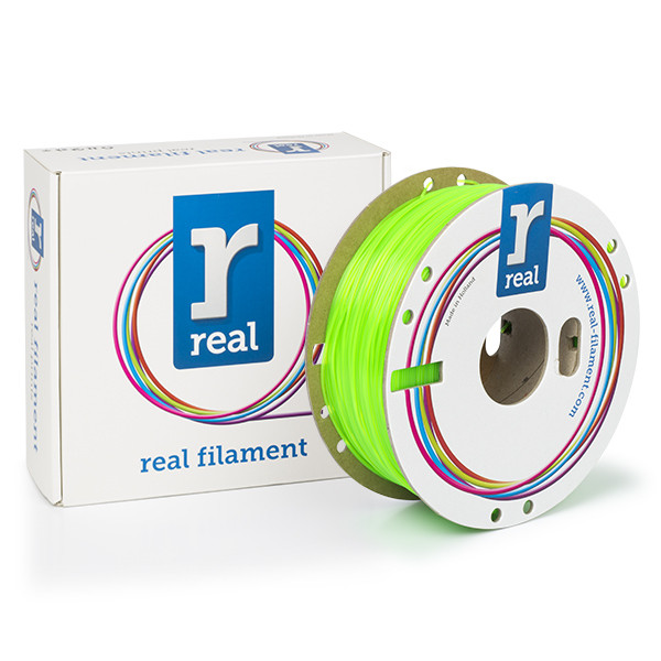 REAL filament fluorescerend groen 1,75 mm PLA 1 kg  DFP02393 - 1