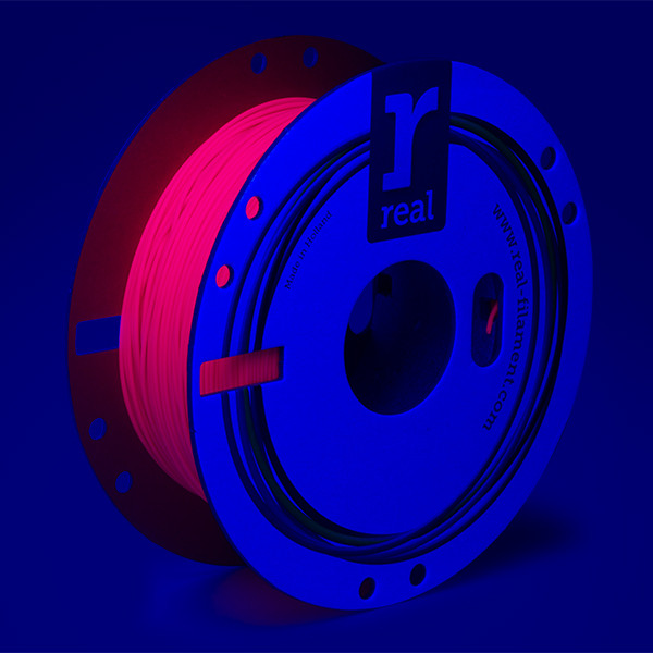 REAL filament fluorescerend roze 1,75 mm PLA 0,5 kg  DFP02340 - 3