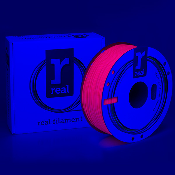 REAL filament fluorescerend roze 1,75 mm PLA 1 kg  DFP02341 - 2