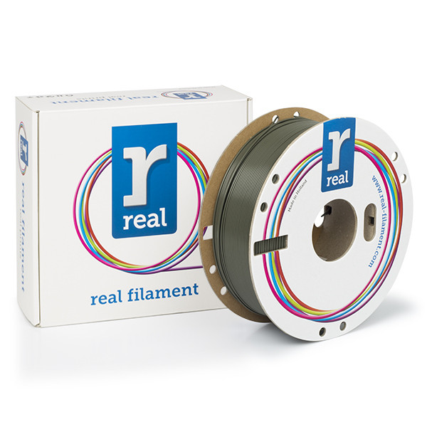 REAL filament grijs 1,75 mm PLA Recycled 1 kg  DFP02310 - 1