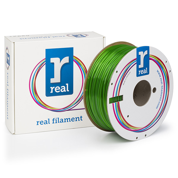 REAL filament groen transparant 2,85 mm PETG 1 kg DFE02006 - 1