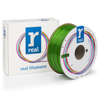 REAL filament groen transparant 2,85 mm PETG 1 kg DFE02006