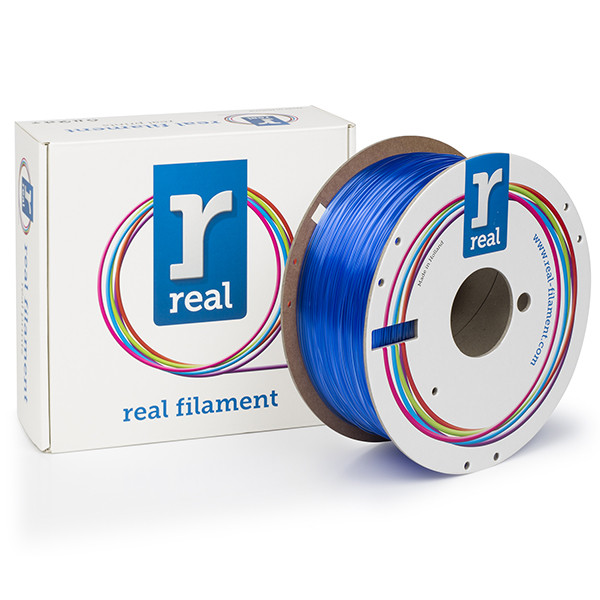 REAL filament transparant blauw 1,75 mm PETG 1 kg DFE02001 DFE02001 - 1