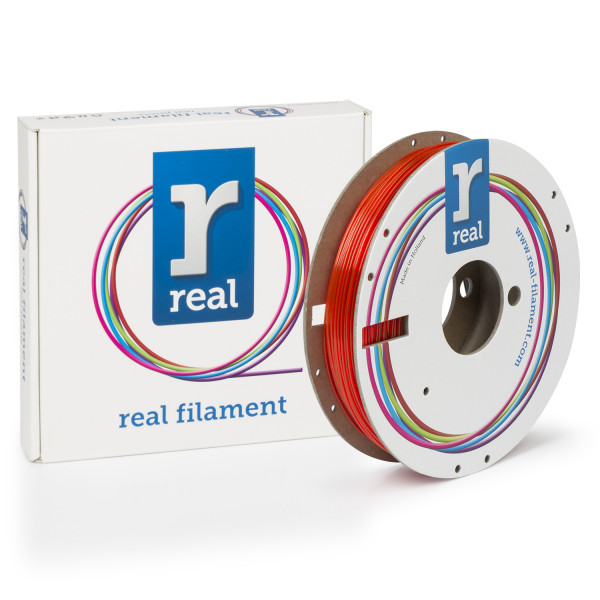 REAL filament transparant oranje 1,75 mm PETG 0,5 kg DFE02036 - 1