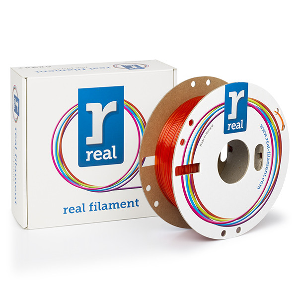 REAL filament transparant oranje 1,75 mm PETG 0,5 kg DFP02368 - 1