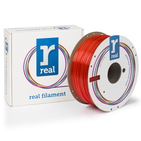 REAL filament transparant oranje 1,75 mm PETG 1 kg  DFE02024 - 1