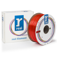 REAL filament transparant oranje 1,75 mm PETG 1 kg  DFE02024