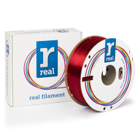 REAL filament transparant rood 1,75 mm PETG 1 kg DFP02230