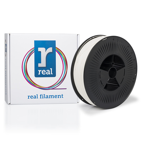 REAL filament wit 1,75 mm PLA Recycled 5 kg  DFP02318 - 1