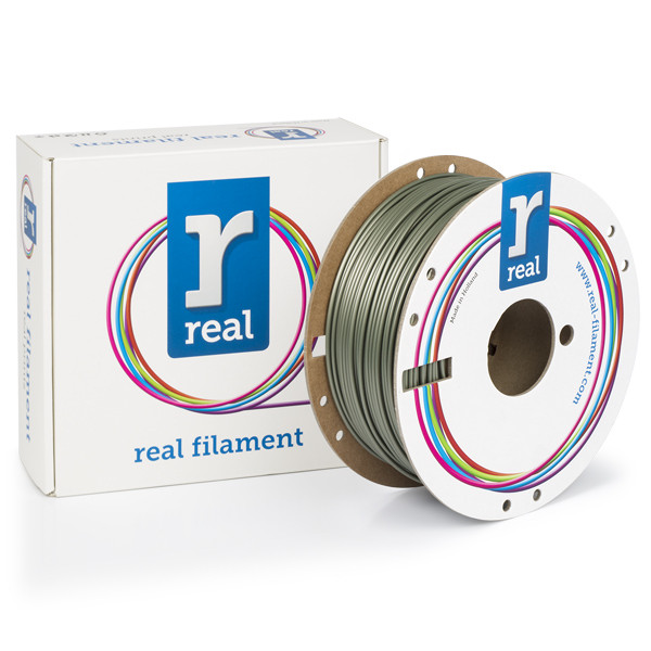 REAL filament zilver 2,85 mm PLA Recycled 1 kg  DFP12043 - 1